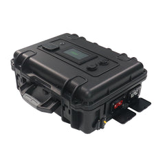 48v 60A Battery Box for EV boat - Marine for Electric outboard boat dinghy tender with LCD display, usb, 12v socket fast charging Baywatt BB4860 get more watt at sea on www.baywatt.com