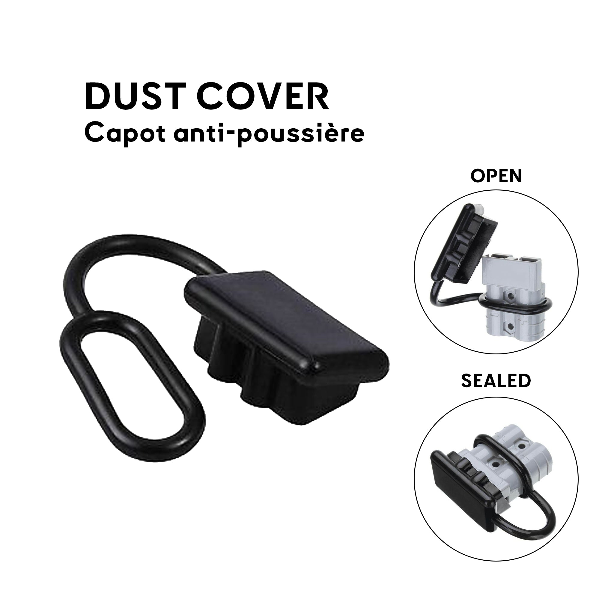 Dust cover for power connector anderson style  Baywatt.com