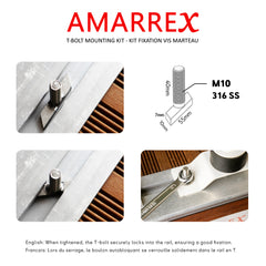 Pontoon & Dock Pier Mounting Kit | AMARREX™